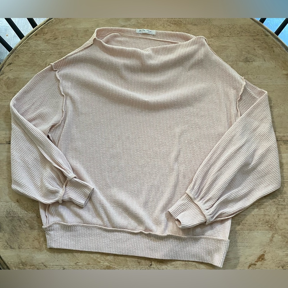 Free People|We The Free Women’s Sz XS‎ Main Squeeze Hacci Off The Shoulder Top - Picture 8 of 15